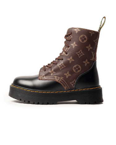 Dr. Martens Jadon Smooth Leather Platform Boots З ХУТРОМ