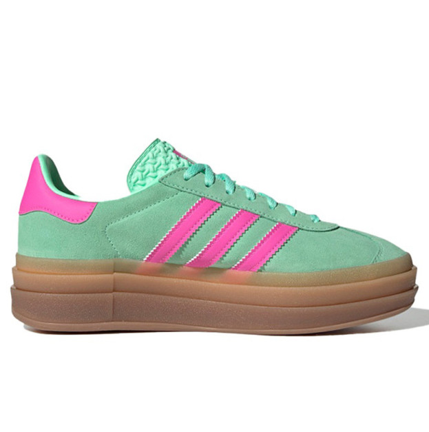 Adidas Gazelle Bold Pulse Mint Screaming Pink H06125