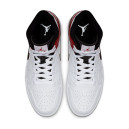 Jordan 1 Mid White Black Gym Red 554724-116