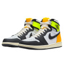 Jordan 1 Retro High White Black Volt University Gold 555088-118