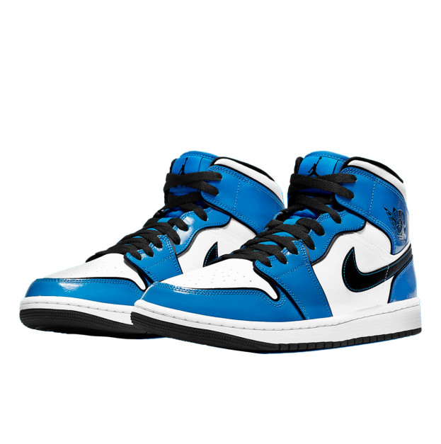 Jordan 1 Mid Patent Signal Blue DD6834-402