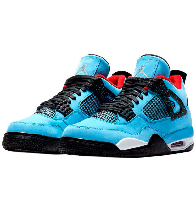 Jordan 4 Retro x Travis Scott Cactus Jack Houston Oilers 308497-406