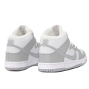Nike SB Dunk High Grey White Winter С МЕХОМ