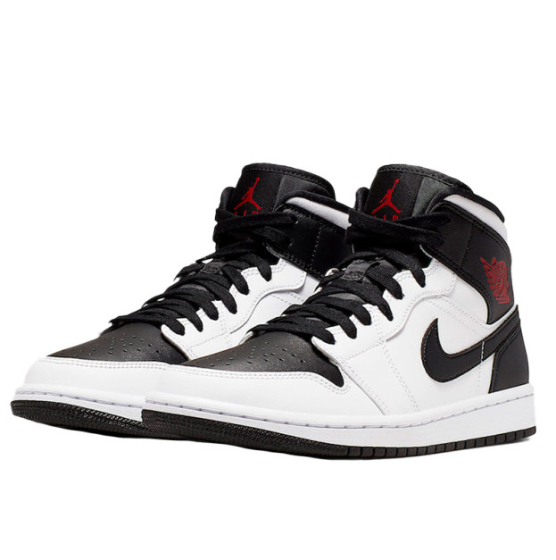 Jordan Retro 1 Mid White Black BQ6472-101