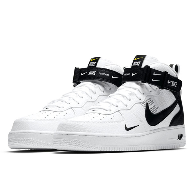 Nike Air Force 1 Mid Utility White Black 804609-103