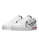 Nike Air Force 1 React White Black Red CD4366-100