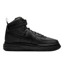 Nike Air Force 1 High Boot Triple Black Winter З ХУТРОМ