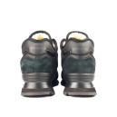 New Balance 574 All Black Suede Winter С МЕХОМ