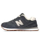 New Balance 574 Grey White Winter С МЕХОМ