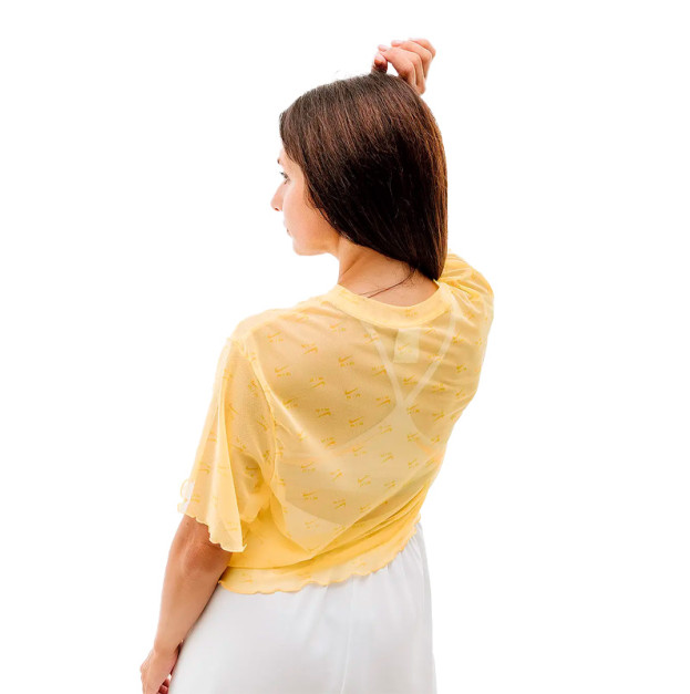 Футболка Nike NSW AIR AOP MESH SS CROP TOP DV8245-795