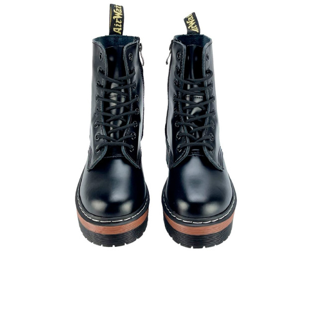 Dr. Martens Jadon Smooth Leather Boots Brown Black
