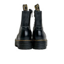 Dr. Martens Jadon Smooth Leather Boots Zip Black
