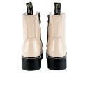Dr. Martens Jadon Leather Polished Boots Beige С МЕХОМ