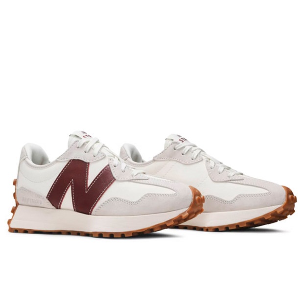 New Balance 327 x STAUD Grey Burgundy WS327SG