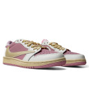 Jordan 1 Low x Travis Scott Pink White Beige