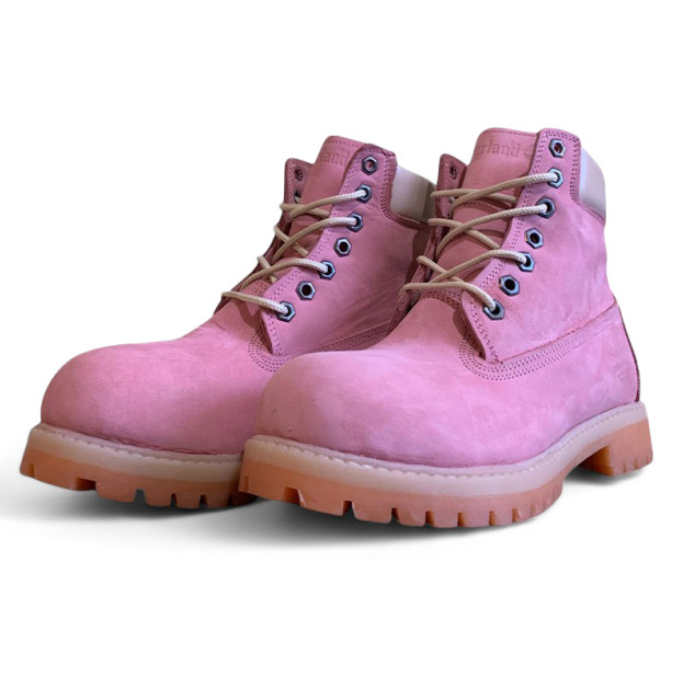 Timberland Classic 6-Inch Boot Pink С МЕХОМ