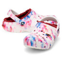 Crocs Classic Lined Tie-Dye Clog Garnet Multi