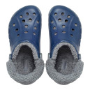 Crocs Baya Lined Fuzz Strap Navy Grey