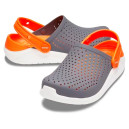 Crocs Literide Kids Charcoal White