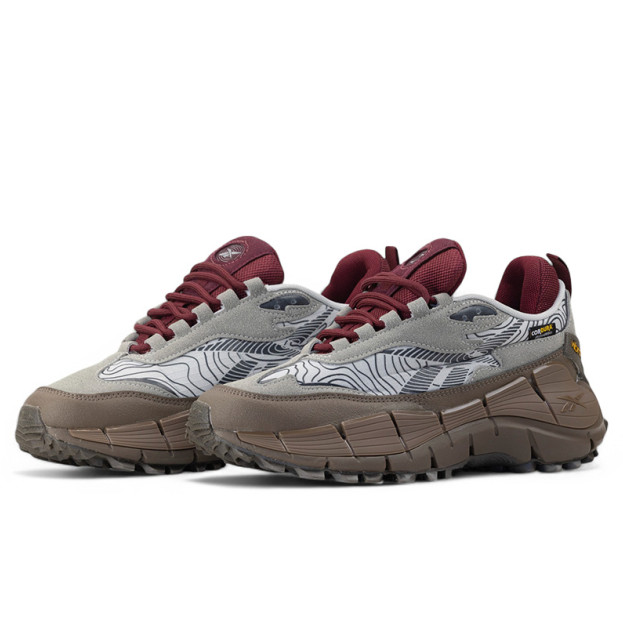 Reebok Zig Kinetica 2.5 Edge Grey Brown Bodro