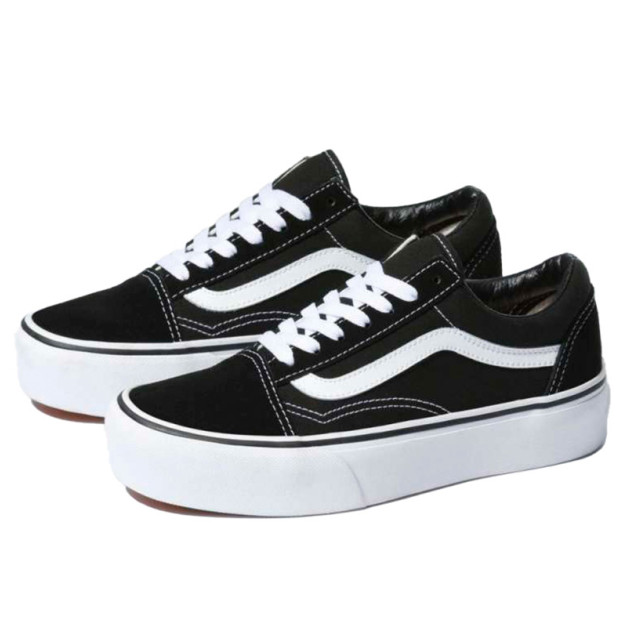 Vans Old Skool Black White Platform Premium