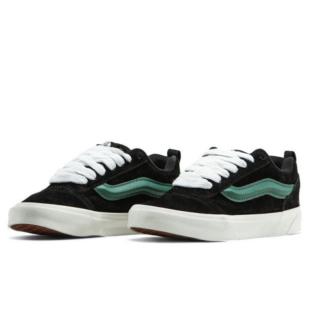 Vans Knu Skool Shoes Black Green White
