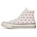 Кеди Converse High Chuck 70 Embroidered Lips High Love Me Vintage White A01601C