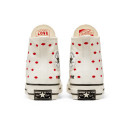 Кеди Converse High Chuck 70 Embroidered Lips High Love Me Vintage White A01601C