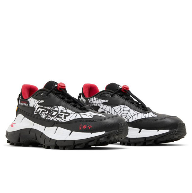 Reebok Zig Kinetica 2.5 Edge x Spyder White Black Scarlet 100200367