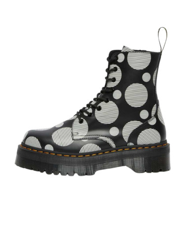 Dr. Martens Jadon Polka Dot Smooth Leather Platform Boots 26882009