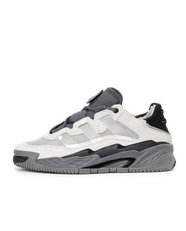 Adidas Niteball White Grey Winter С МЕХОМ