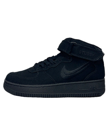 Nike Air Force 1 Mid Stussy Black