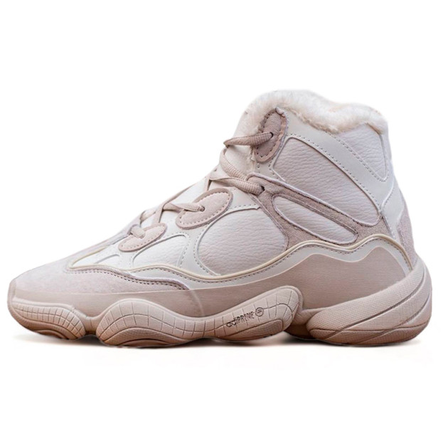 Adidas Yeezy Boost 500 High Beige Winter С МЕХОМ