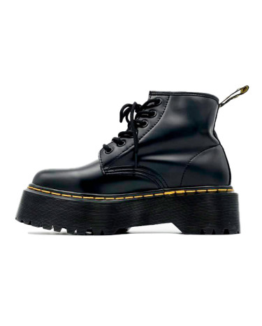 Dr. Martens Jadon Smooth Leather Platform Boots Ankle Black С МЕХОМ