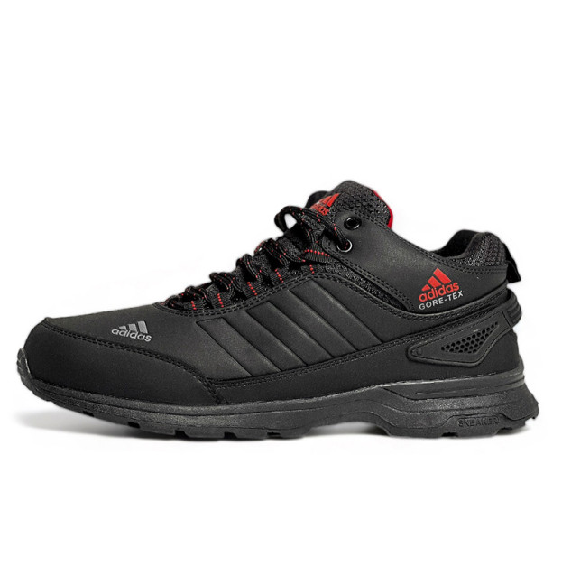 Adidas Black Red Gore-Tex Winter С МЕХОМ