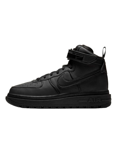 Nike Air Force 1 High Boot Triple Black Winter З ХУТРОМ