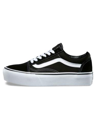 Vans Old Skool Black White Platform Premium