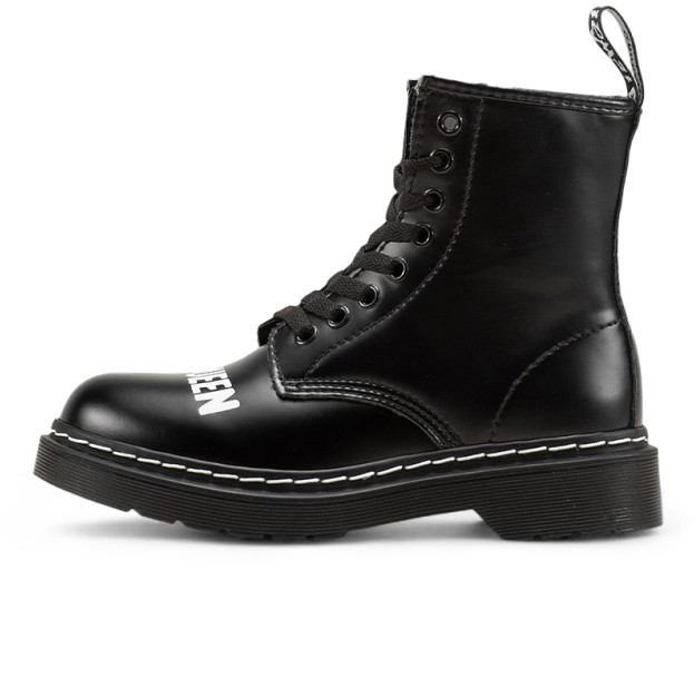Dr. Martens 1460 Smooth Leather Lace Up Boots З ХУТРОМ