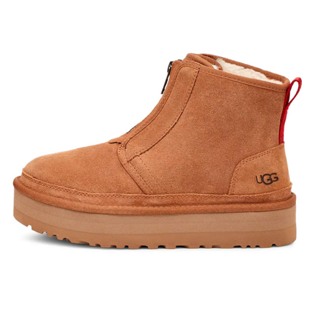 UGG Neumel Platform Zip Chestnut