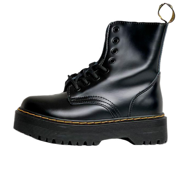 Dr. Martens Jadon Smooth Leather Boots Zip Black
