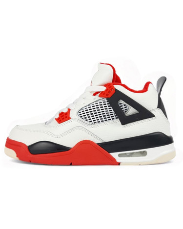 Jordan 4 White Red Winter З ХУТРОМ