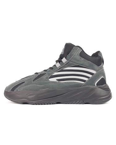 Adidas Yeezy Boost 700 v.2 High Dark Grey Winter С МЕХОМ
