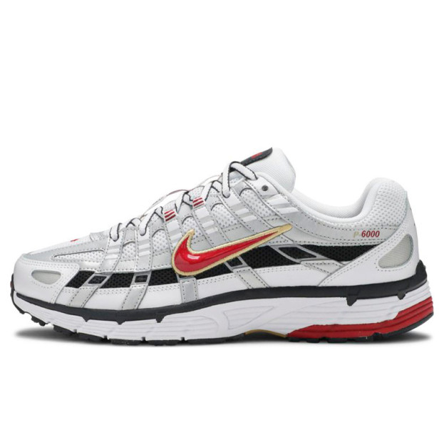 Nike P-6000 CNPT Metallic Silver Red BV1021-101