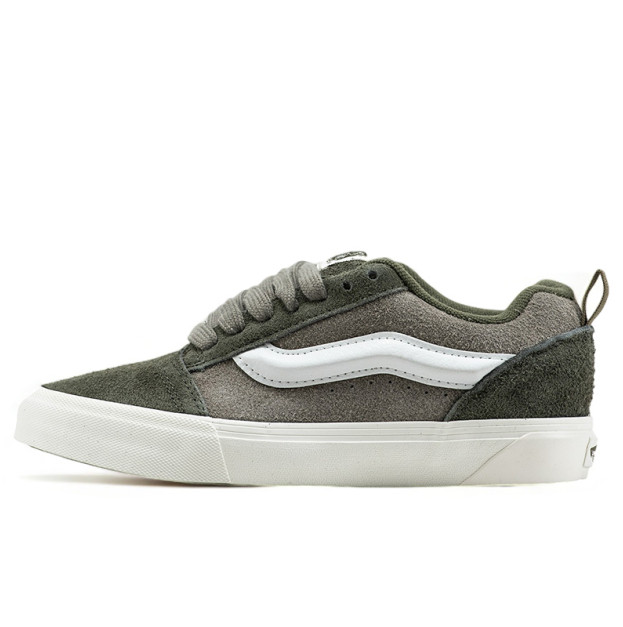Vans Knu Skool Shoes Grey Green White VN0009QCIVG1