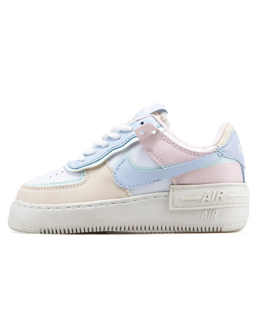 Nike Air Force 1 Shadow White Glacier Blue Ghost
