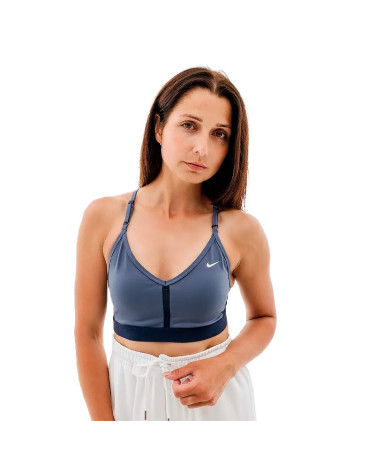 Топ Nike NK INDY BRA V-NECK CZ4456-491