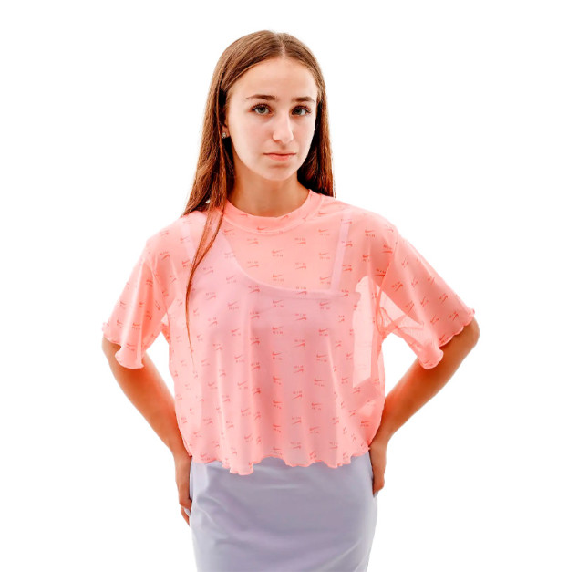 Футболка Nike NSW AIR AOP MESH SS CROP TOP DV8245-611