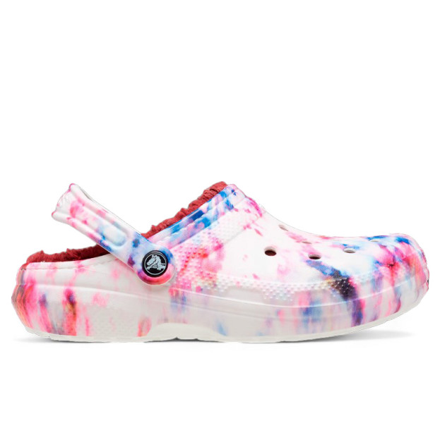 Crocs Classic Lined Tie-Dye Clog Garnet Multi