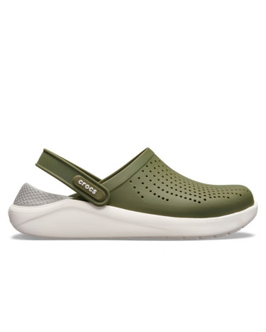 Crocs LiteRide Clog Army Green White