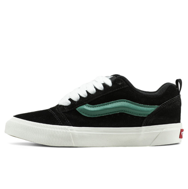 Vans Knu Skool Shoes Black Green White